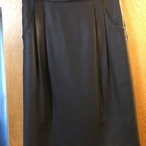 Perfect for the office. Navy blue skirt.